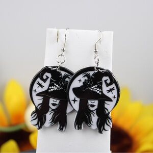 Witch fashion dangle earring Witch Earrings
